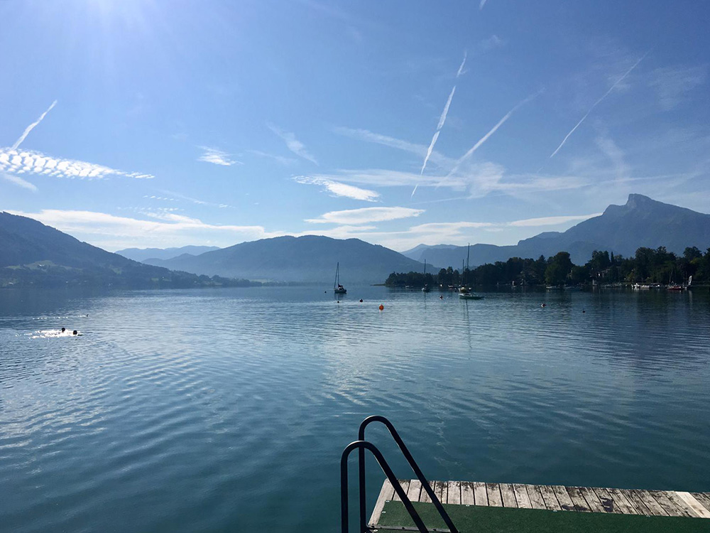 Ausblick auf den Mondsee