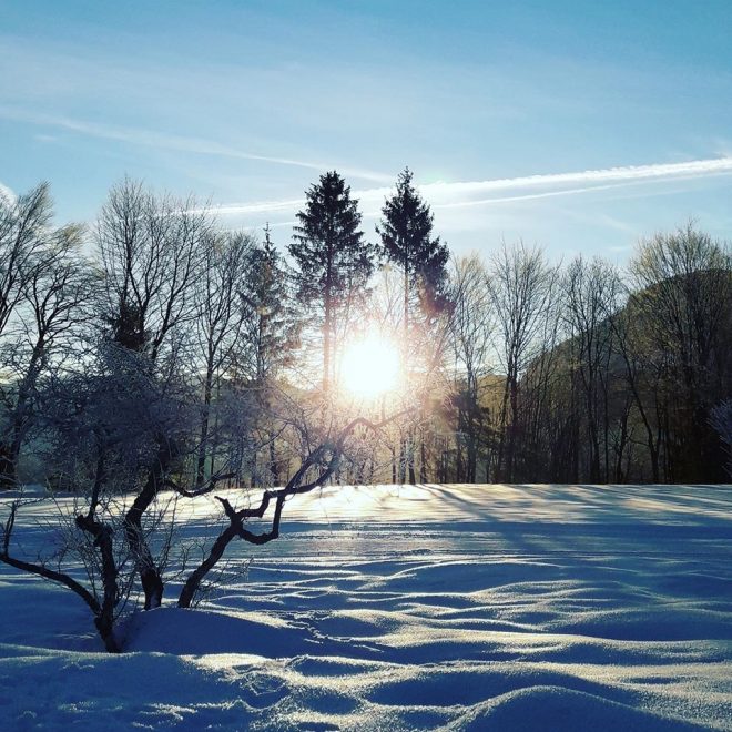 Winterwanderung-Golfplatz