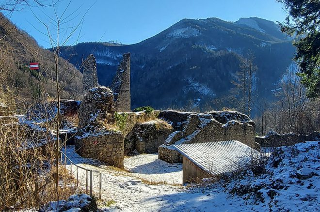 Burgruine Scharnstein im Almtal